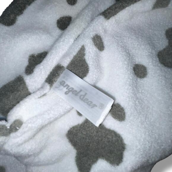 Angel Dear Lovey Cow Security Blanket Plush Nursery Farm Animal Baby Shower 12" - Picture 5 of 7